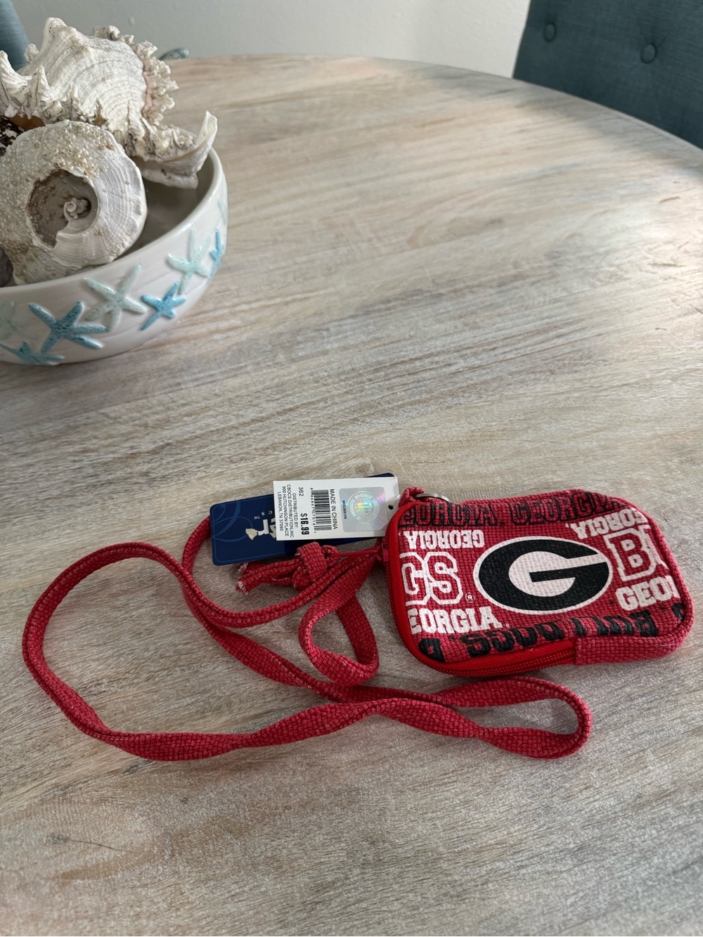 Fanatics Red Georgia Bulldogs Wristlet Card Holder